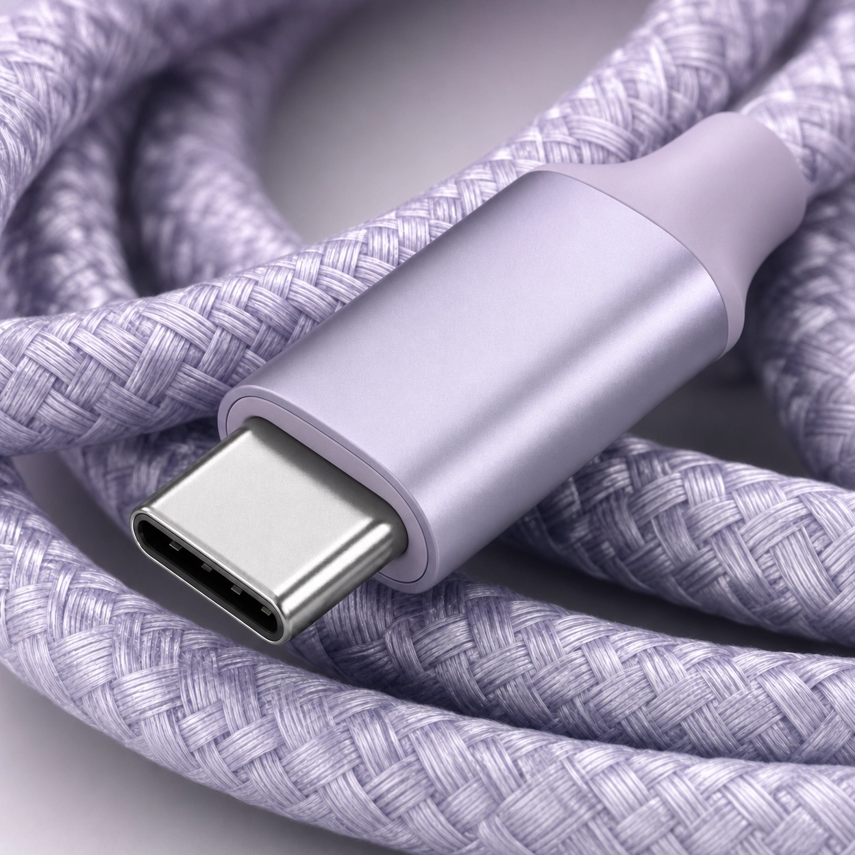 USB-C Braided Cable (Lilac)